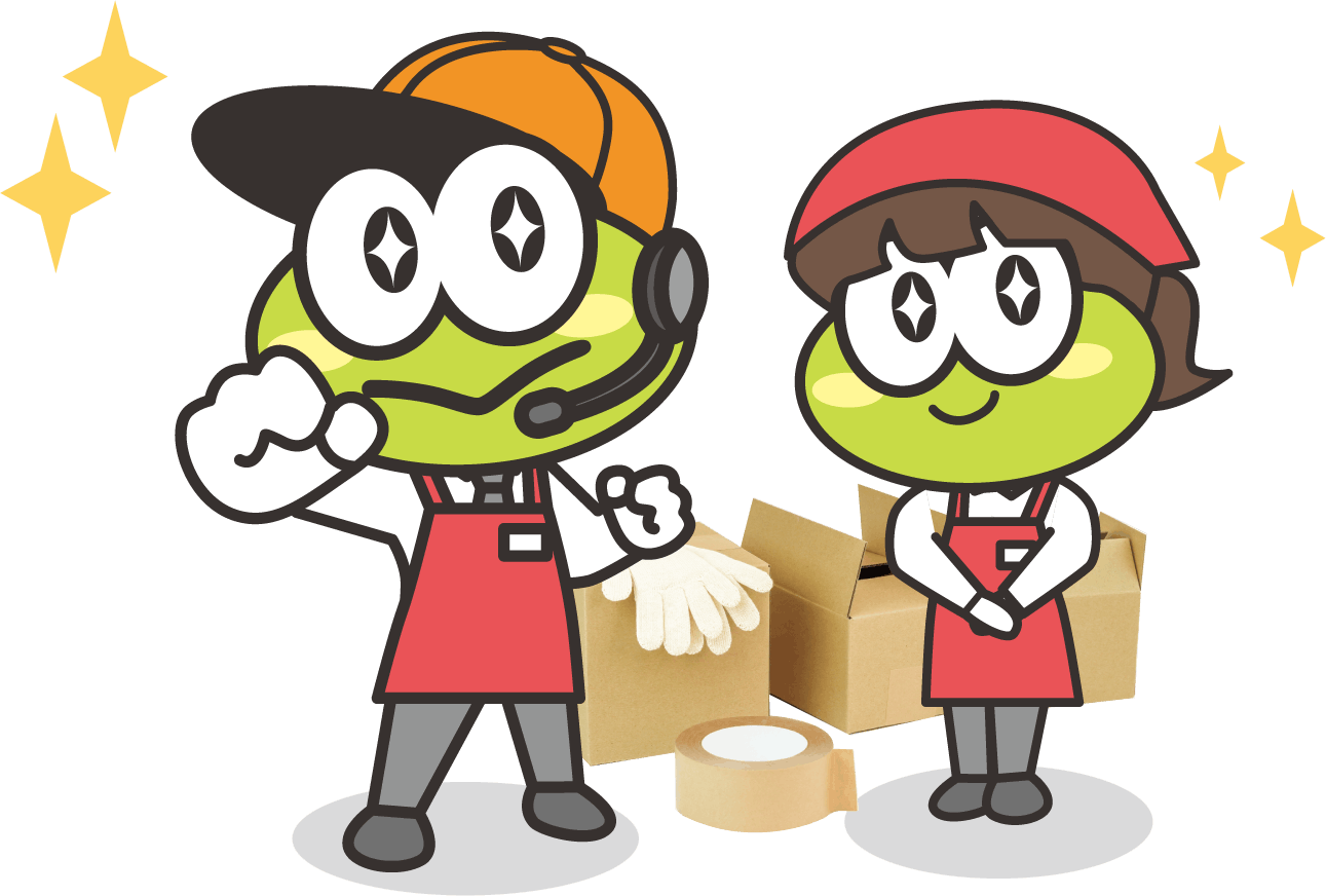 カエルヤのマスコットキャラクター